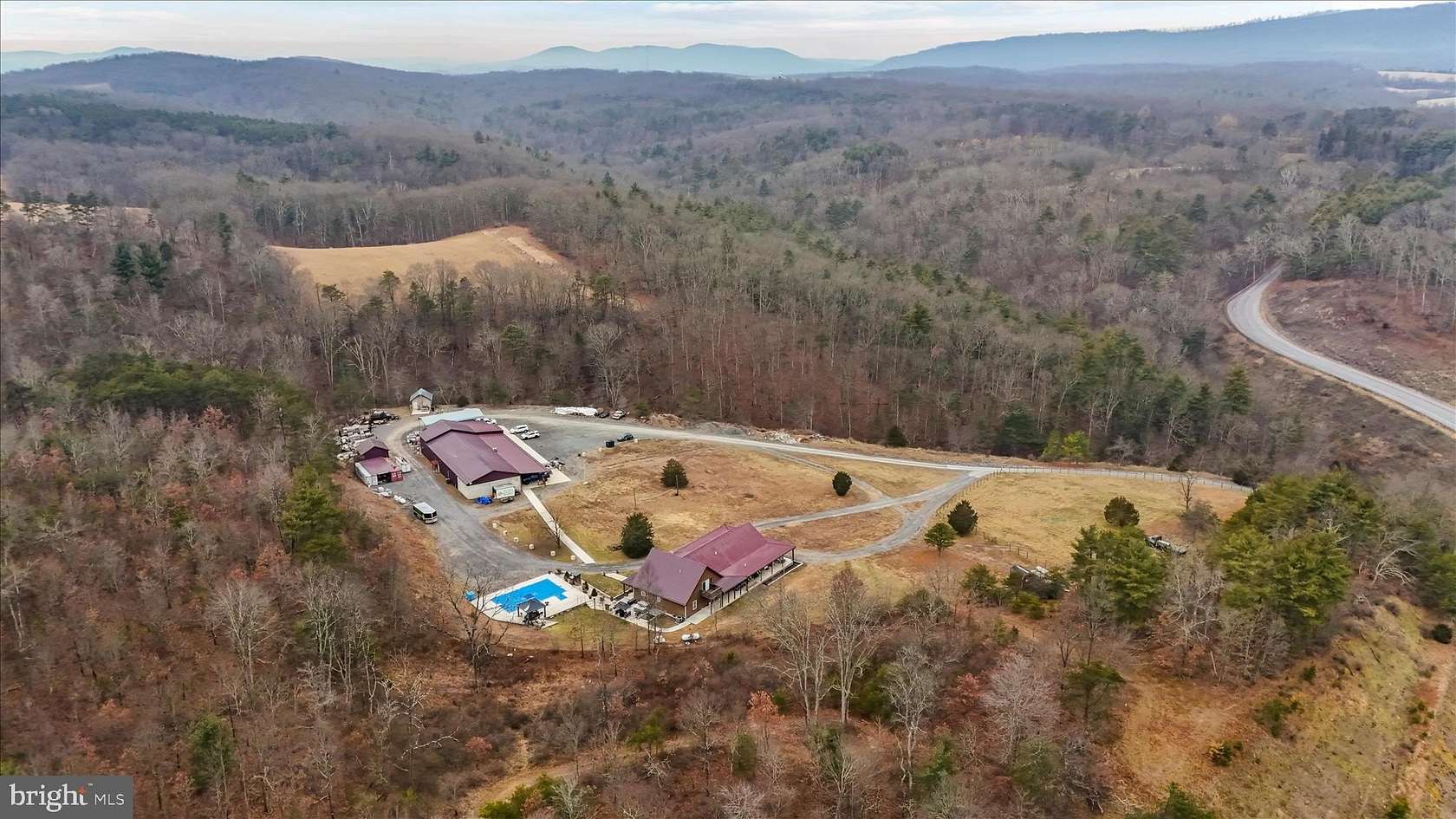 10.6 Acres of Land with Home for Sale in Little Orleans, Maryland