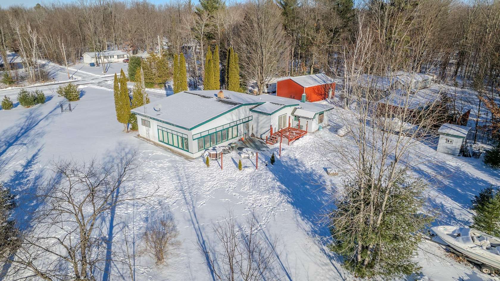 3.5 Acres of Land with Home for Sale in Hale, Michigan