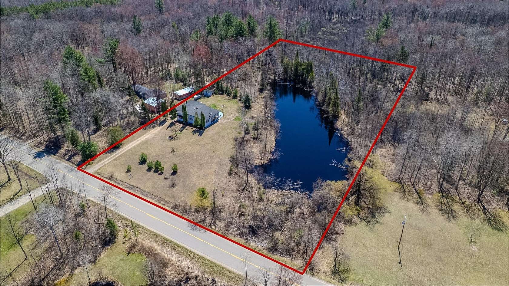 3.5 Acres of Land with Home for Sale in Hale, Michigan
