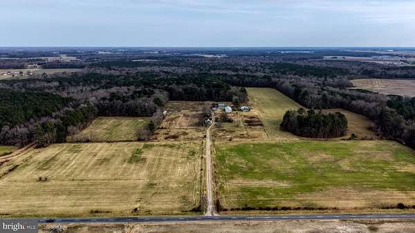 72 Acres of Agricultural Land with Home for Sale in Greenwood, Delaware