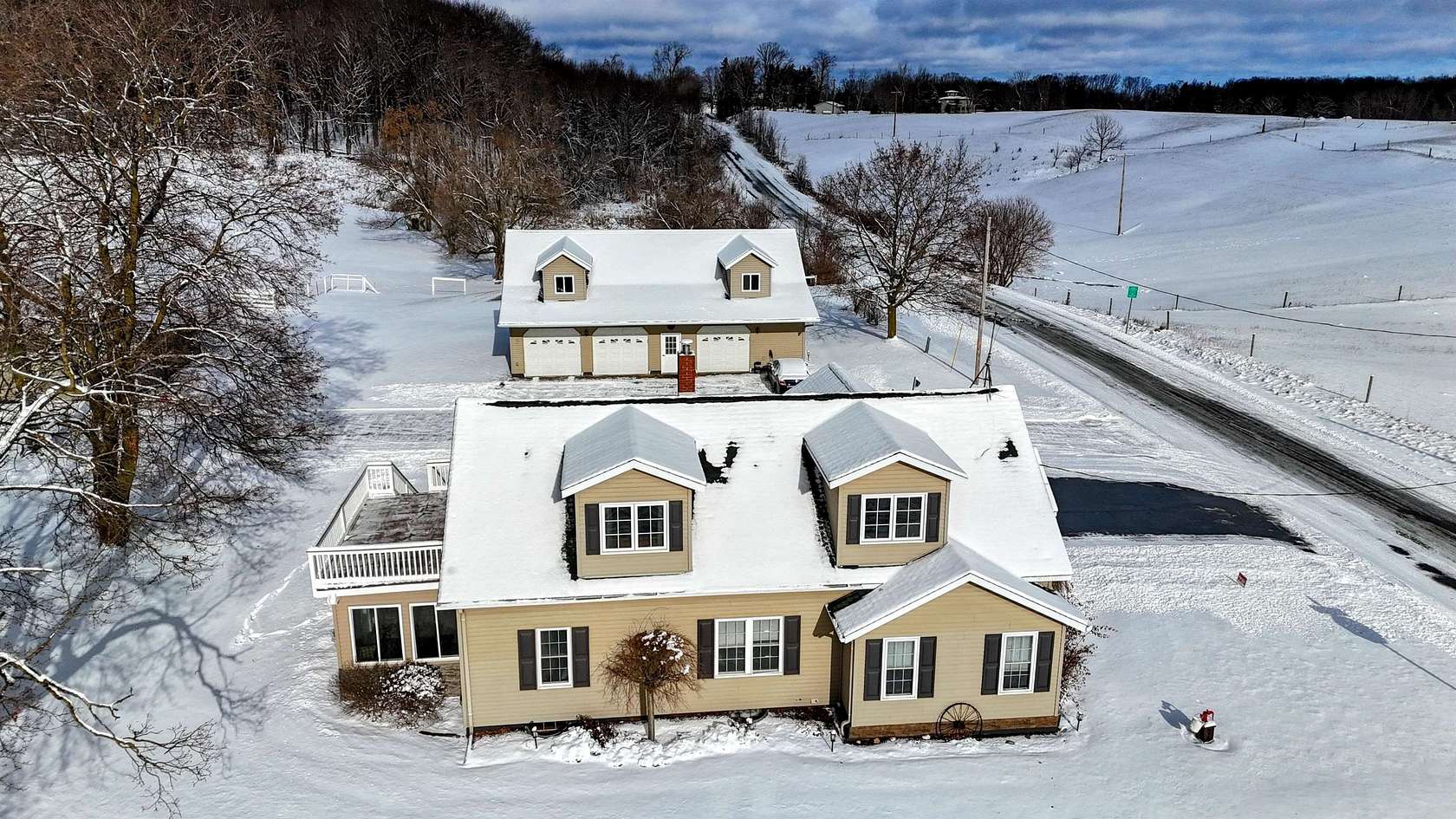 5 Acres of Residential Land with Home for Sale in Clare, Michigan