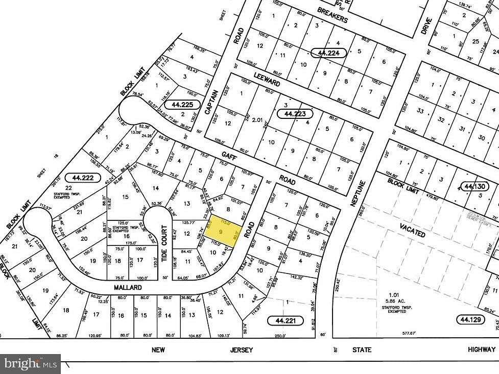 0.21 Acres of Land for Sale in Manahawkin, New Jersey