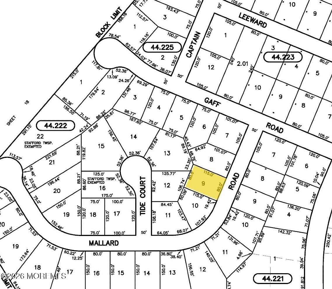 0.21 Acres of Land for Sale in Manahawkin, New Jersey