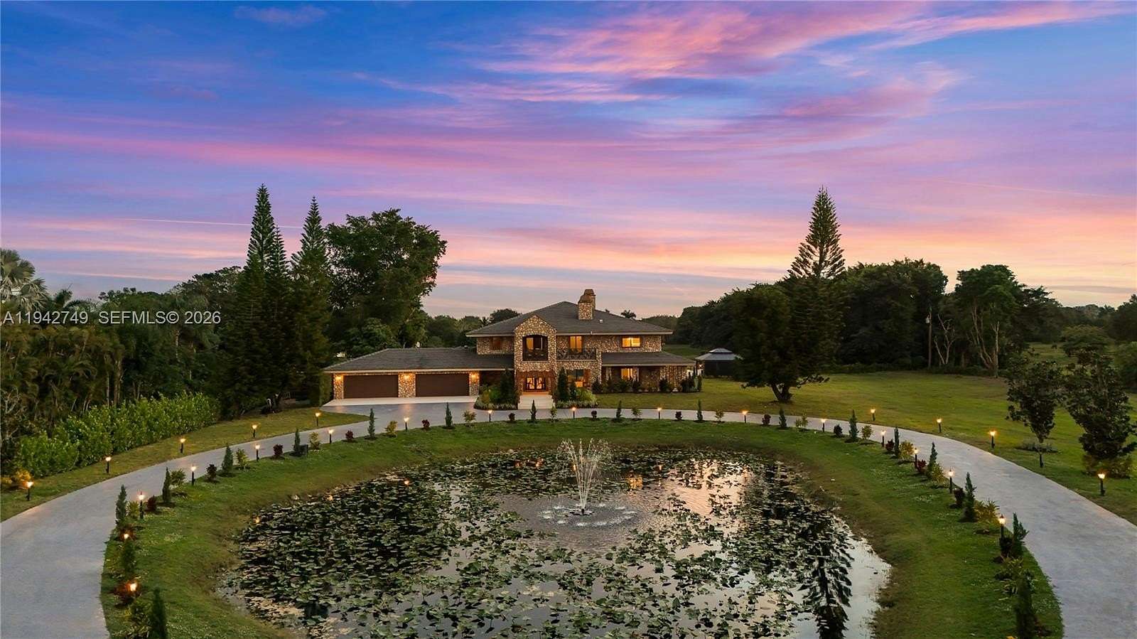 3.81 Acres of Residential Land with Home for Lease in Davie, Florida