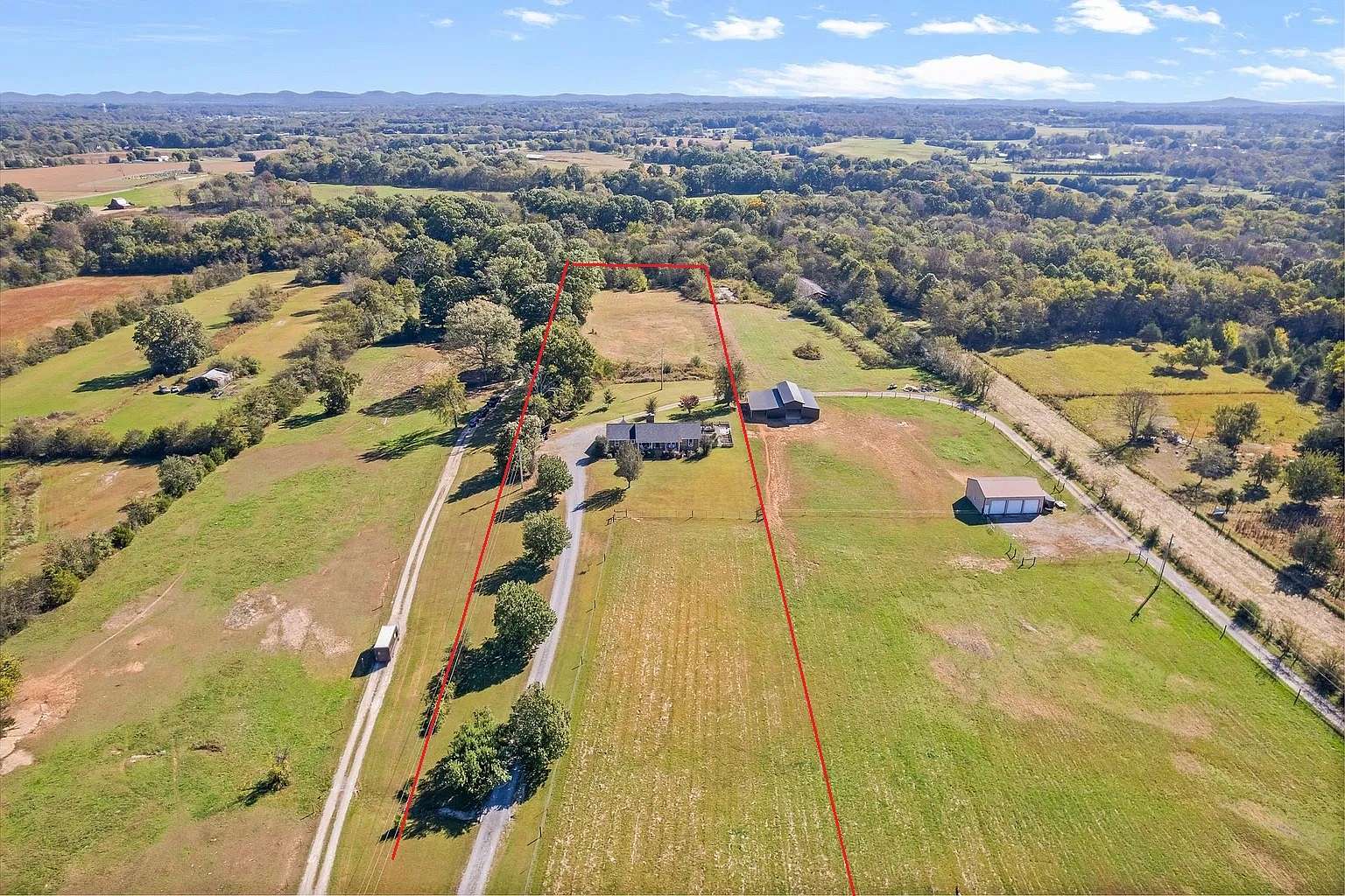 5 Acres of Land with Home for Sale in Shelbyville, Tennessee