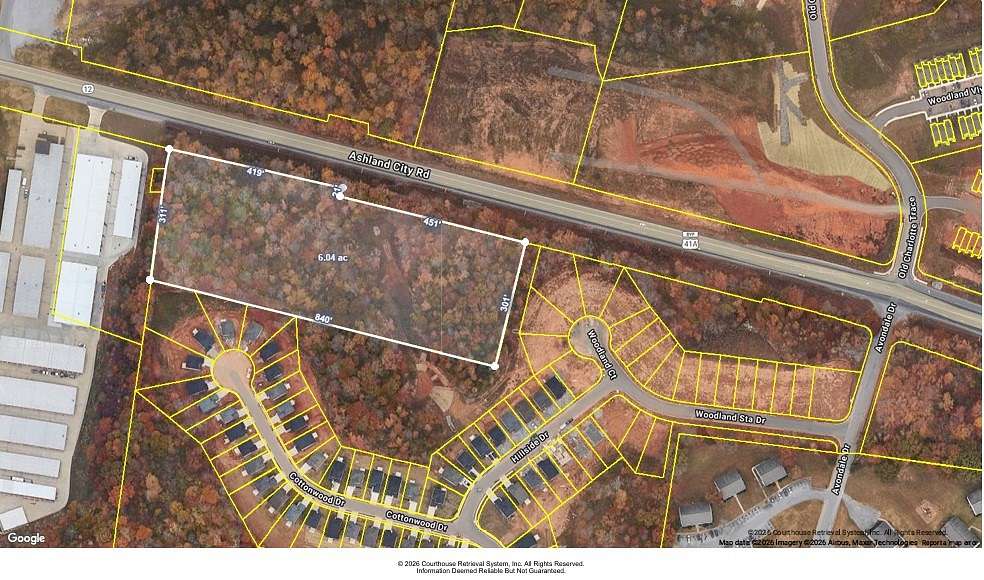 6 Acres of Commercial Land for Sale in Clarksville, Tennessee