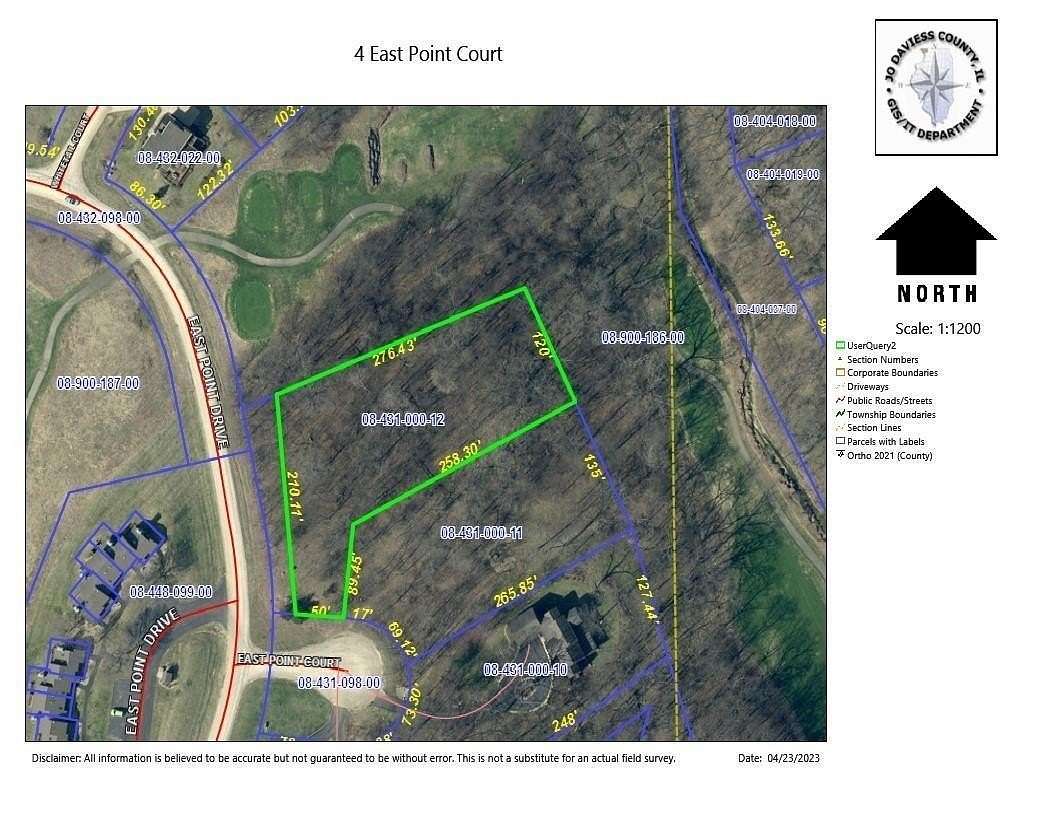 1 Acre of Residential Land for Sale in Galena, Illinois