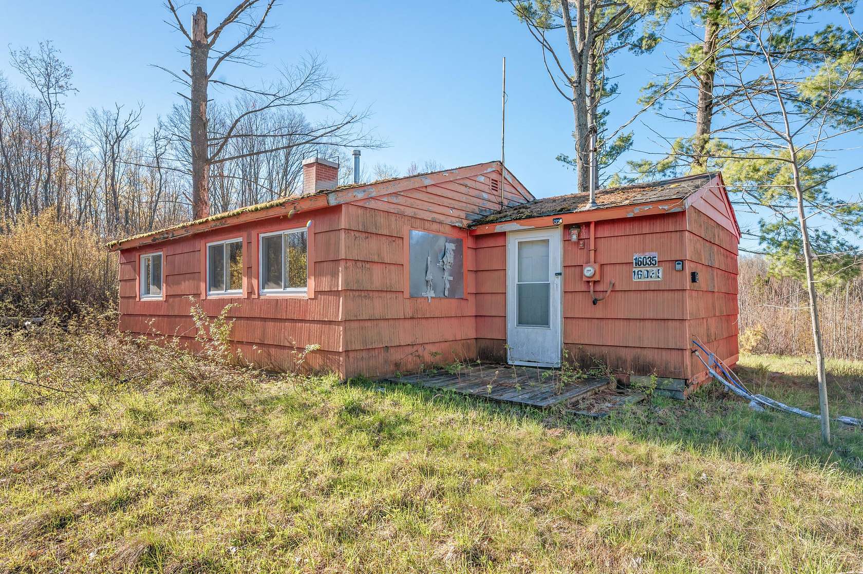 37.6 Acres of Land with Home for Sale in Le Roy, Michigan