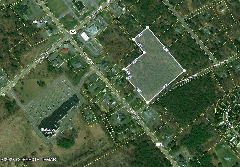 7.26 Acres of Commercial Land for Sale in Blakeslee, Pennsylvania