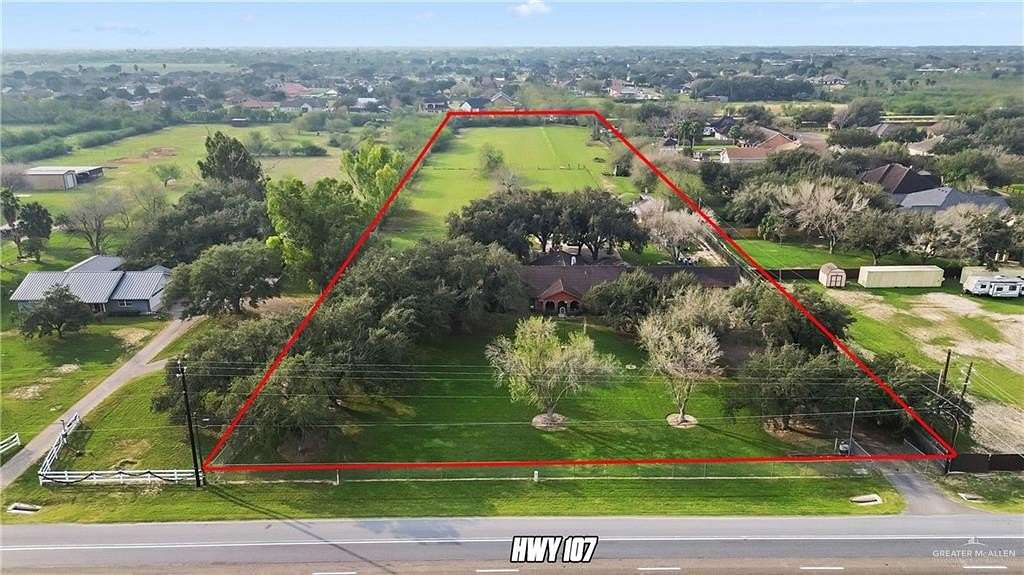 5.47 Acres of Residential Land with Home for Sale in Edinburg, Texas