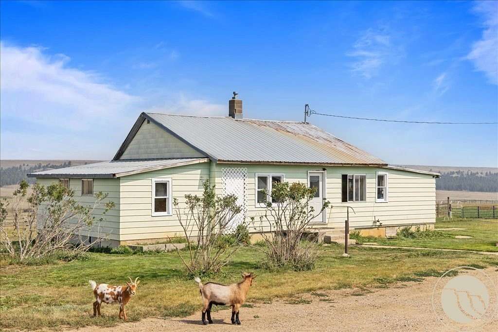 80 Acres of Agricultural Land with Home for Sale in Lewistown, Montana