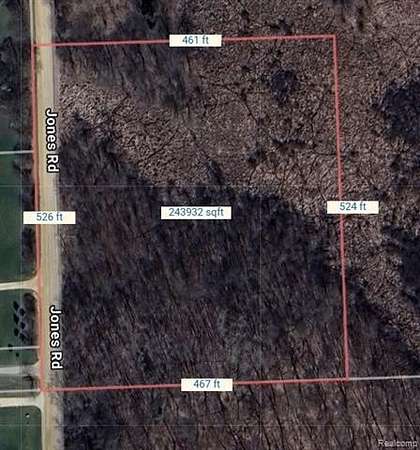 5.5 Acres of Residential Land for Sale in North Branch, Michigan