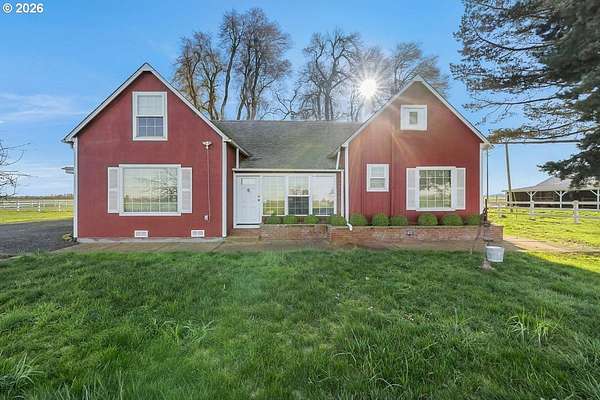 80 Acres of Agricultural Land with Home for Sale in Junction City, Oregon