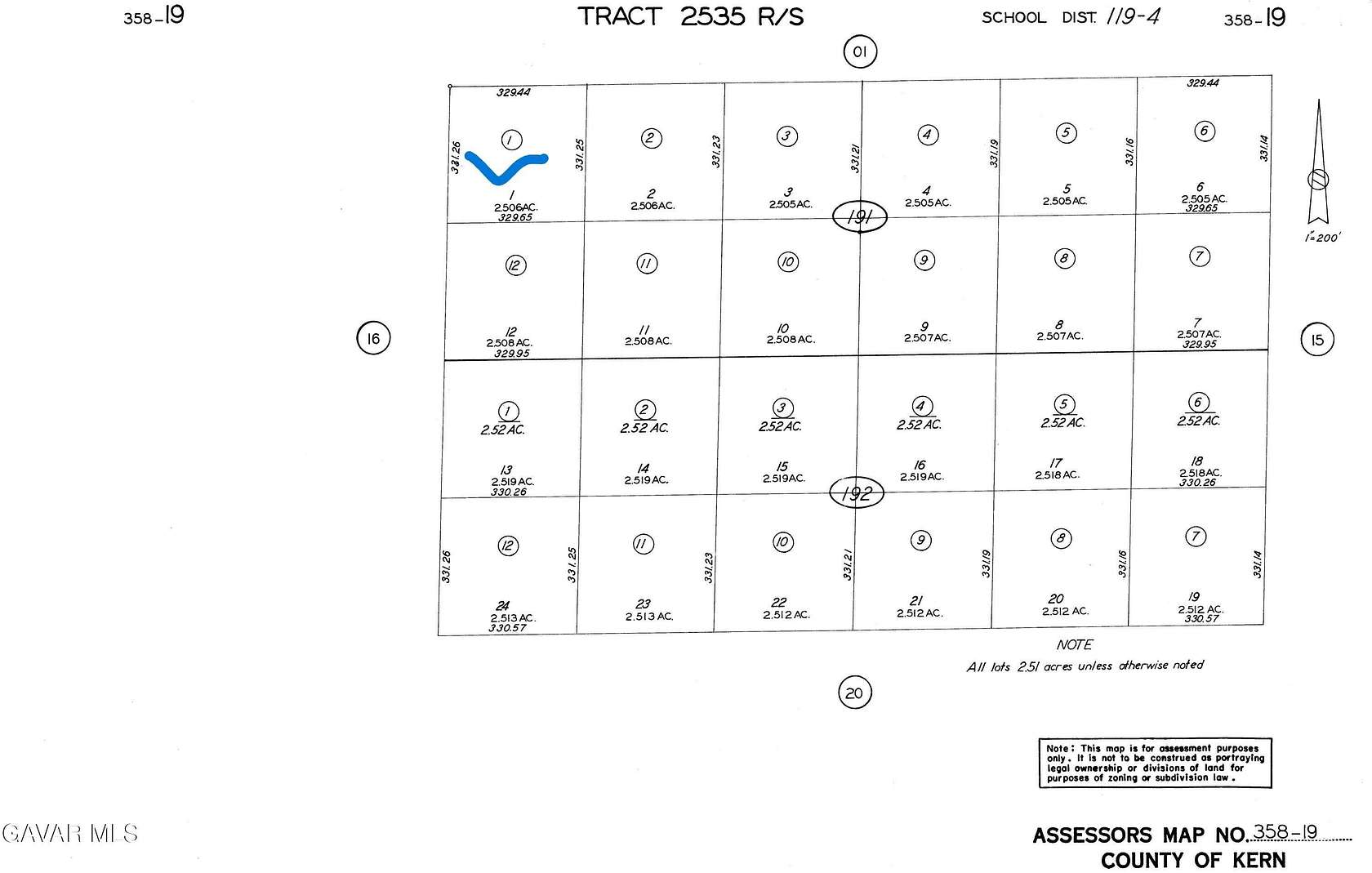 Residential Land for Sale in Rosamond, California