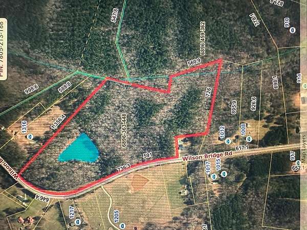 33.5 Acres of Recreational Land for Sale in Ninety Six, South Carolina
