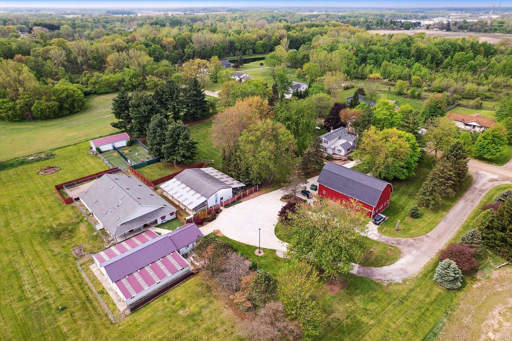 11.5 Acres of Land with Home for Sale in Fowlerville, Michigan