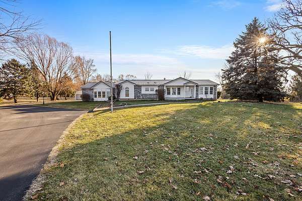 2.33 Acres of Residential Land with Home for Sale in Hebron, Indiana