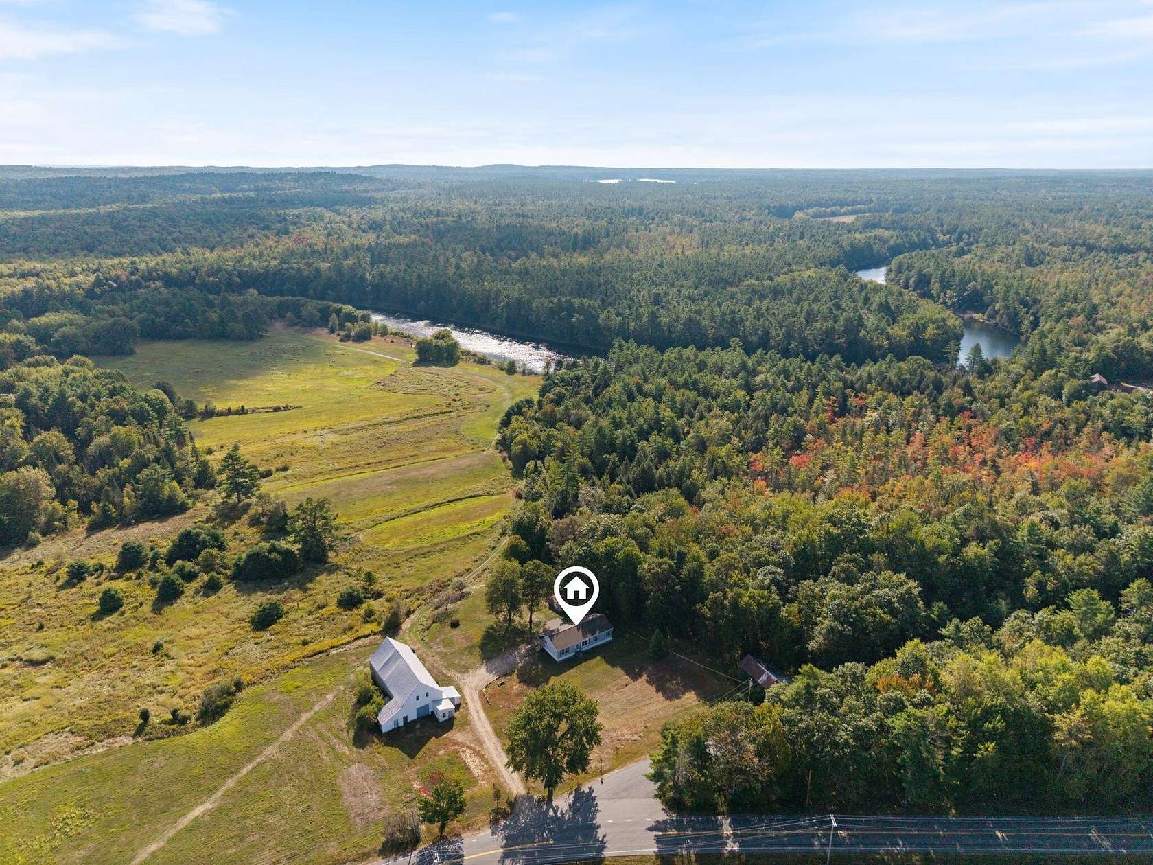 4.65 Acres of Residential Land with Home for Sale in Limington, Maine