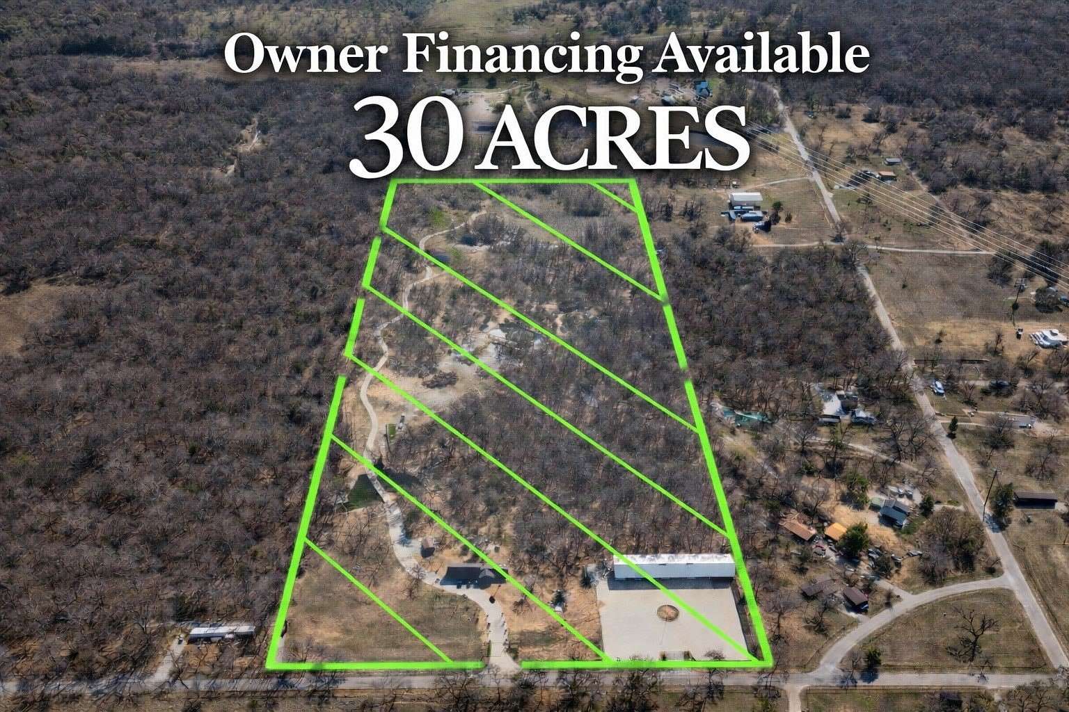 30 Acres of Agricultural Land with Home for Sale in Springtown, Texas