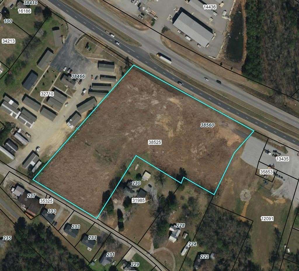 5.36 Acres of Commercial Land for Sale in La Crosse, Virginia