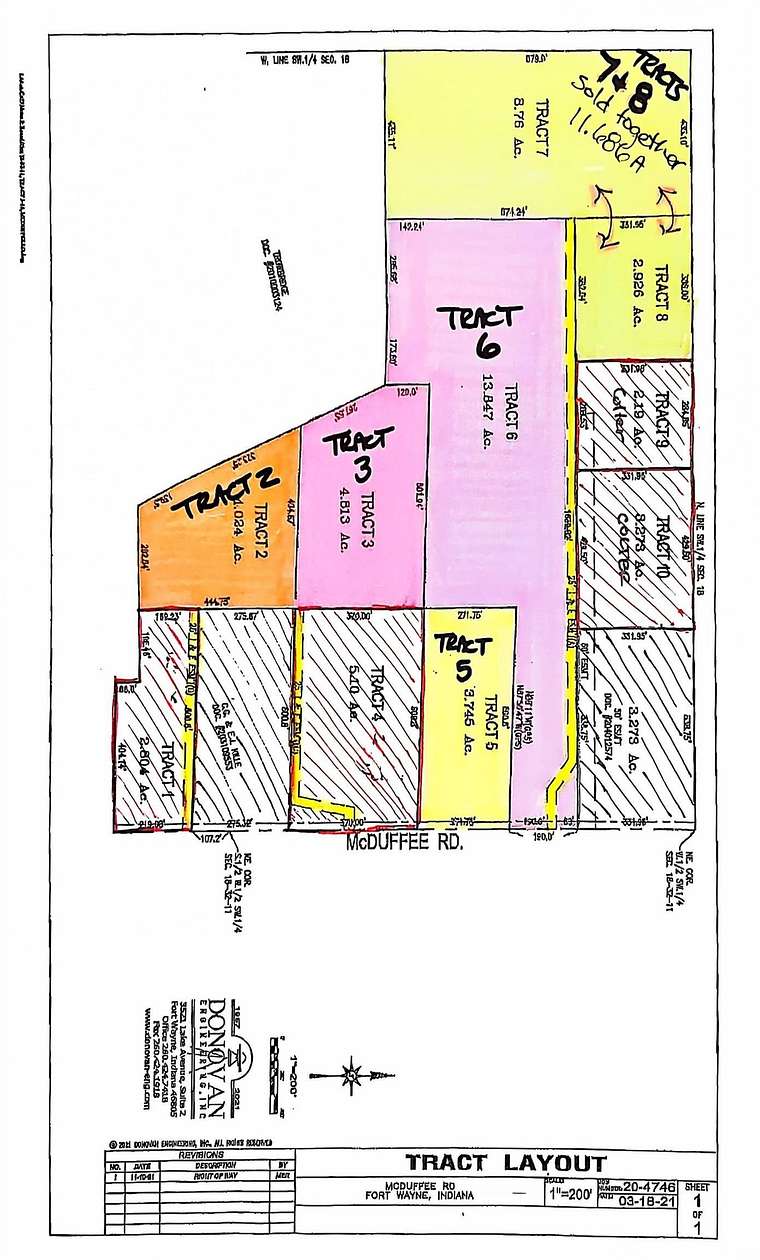 4.81 Acres of Residential Land for Sale in Churubusco, Indiana
