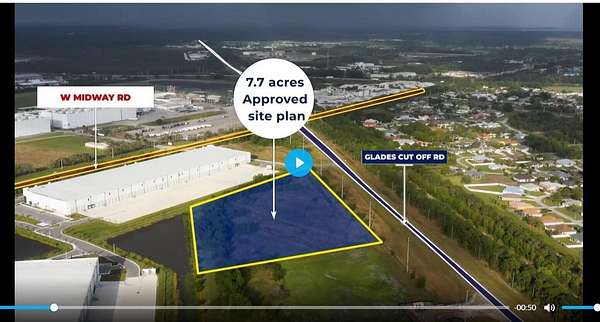 7.7 Acres of Commercial Land for Sale in Fort Pierce, Florida