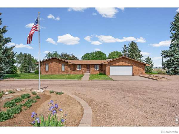 9.72 Acres of Land with Home for Sale in Ault, Colorado