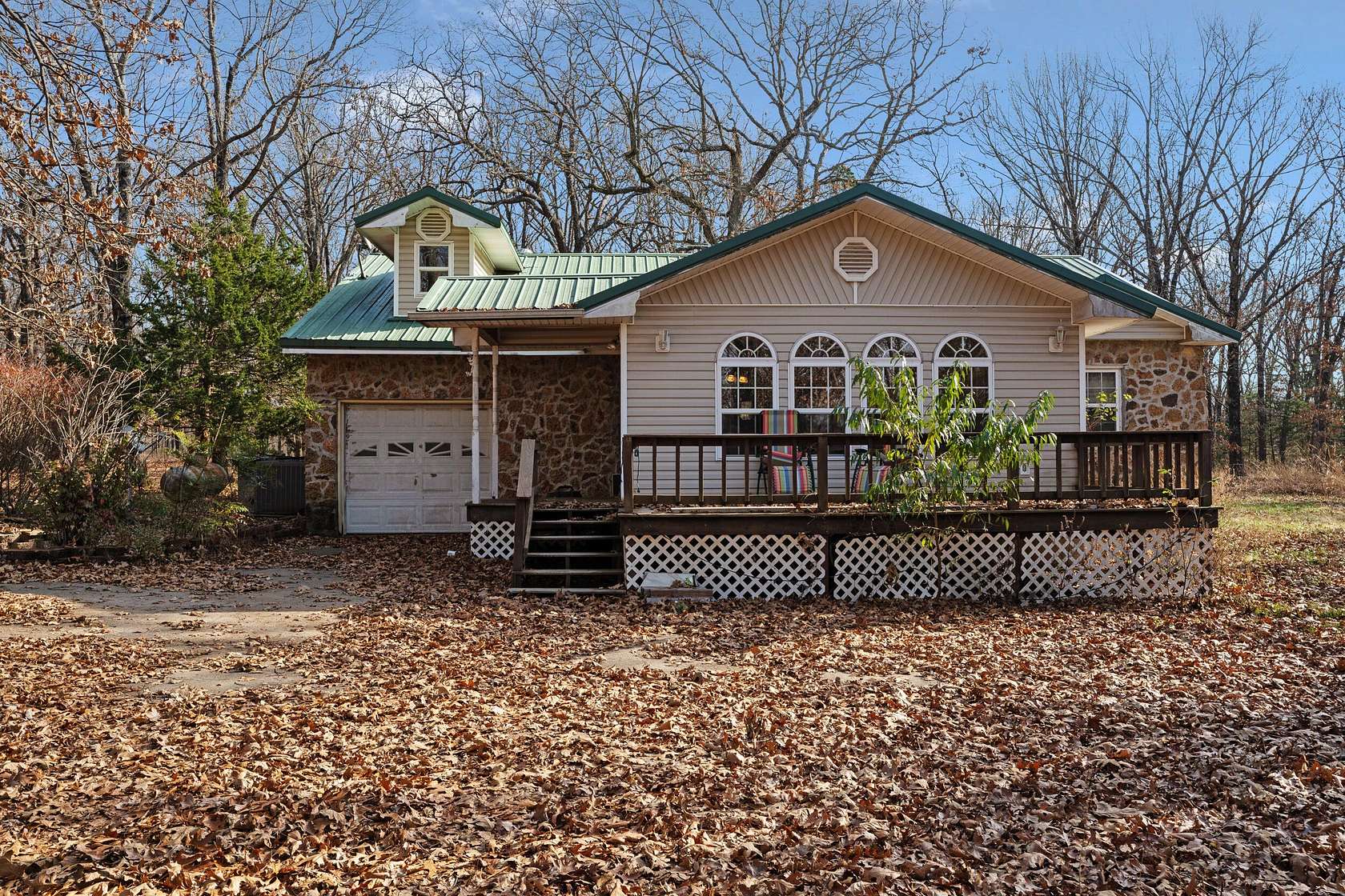 18 Acres of Recreational Land with Home for Sale in Zena, Oklahoma