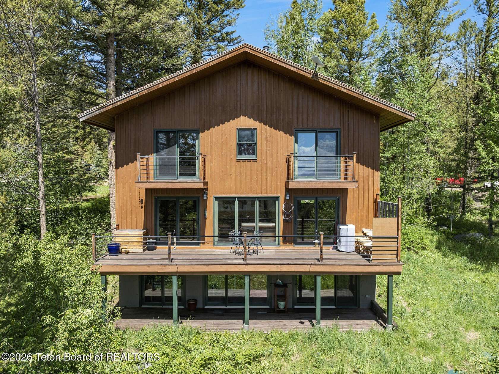 3 Acres of Land with Home for Sale in Wilson, Wyoming