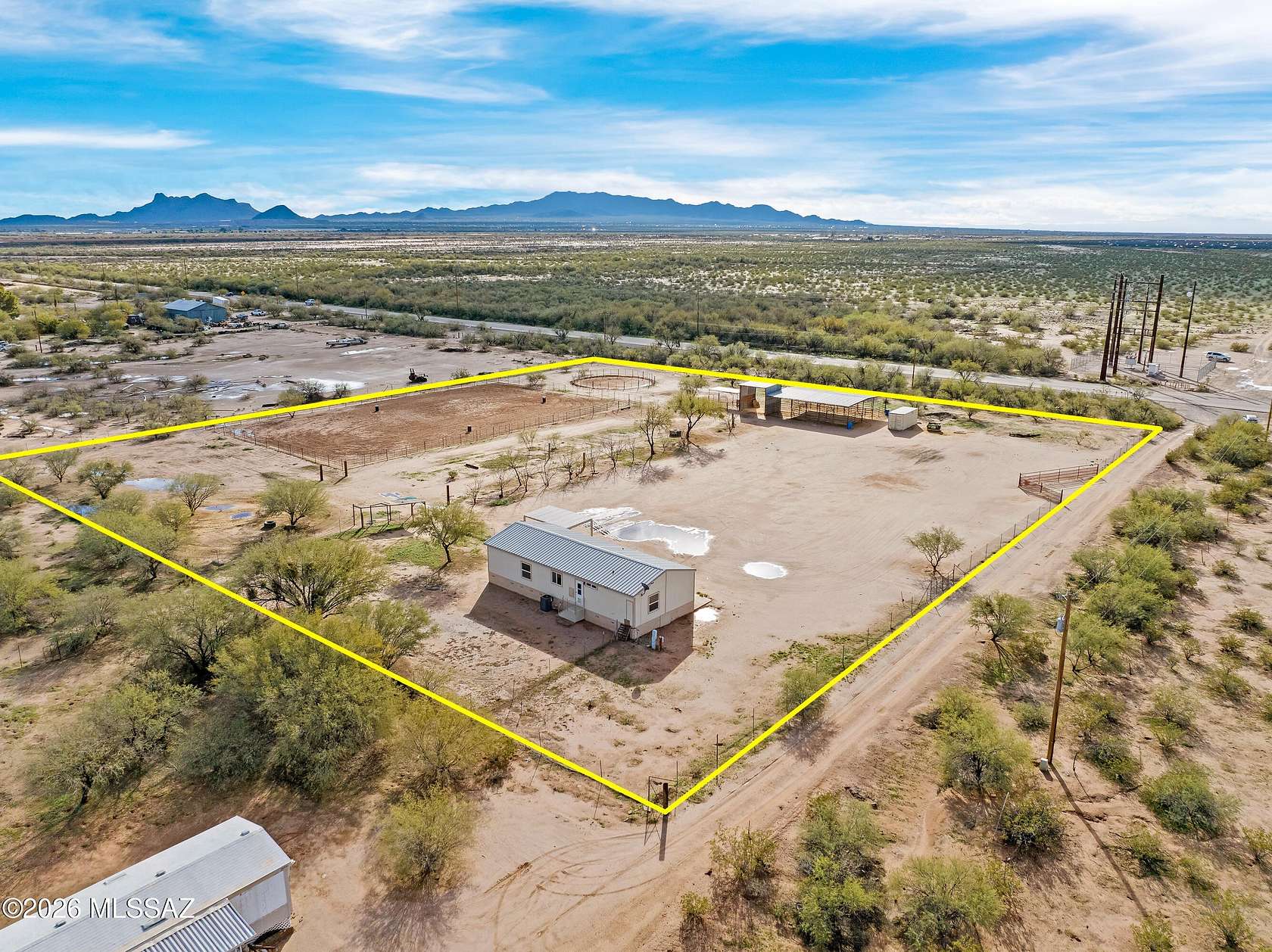 4.52 Acres of Land with Home for Sale in Marana, Arizona