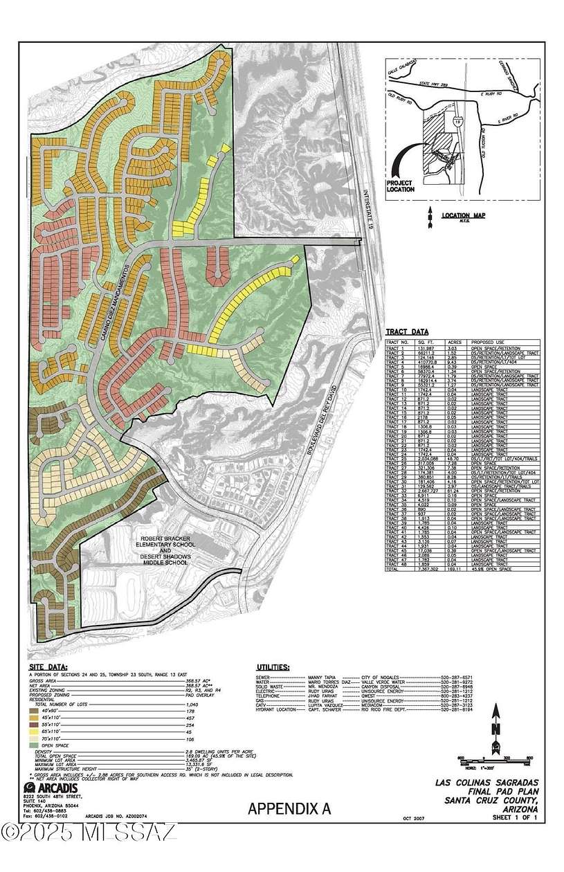 304 Acres of Land for Sale in Nogales, Arizona