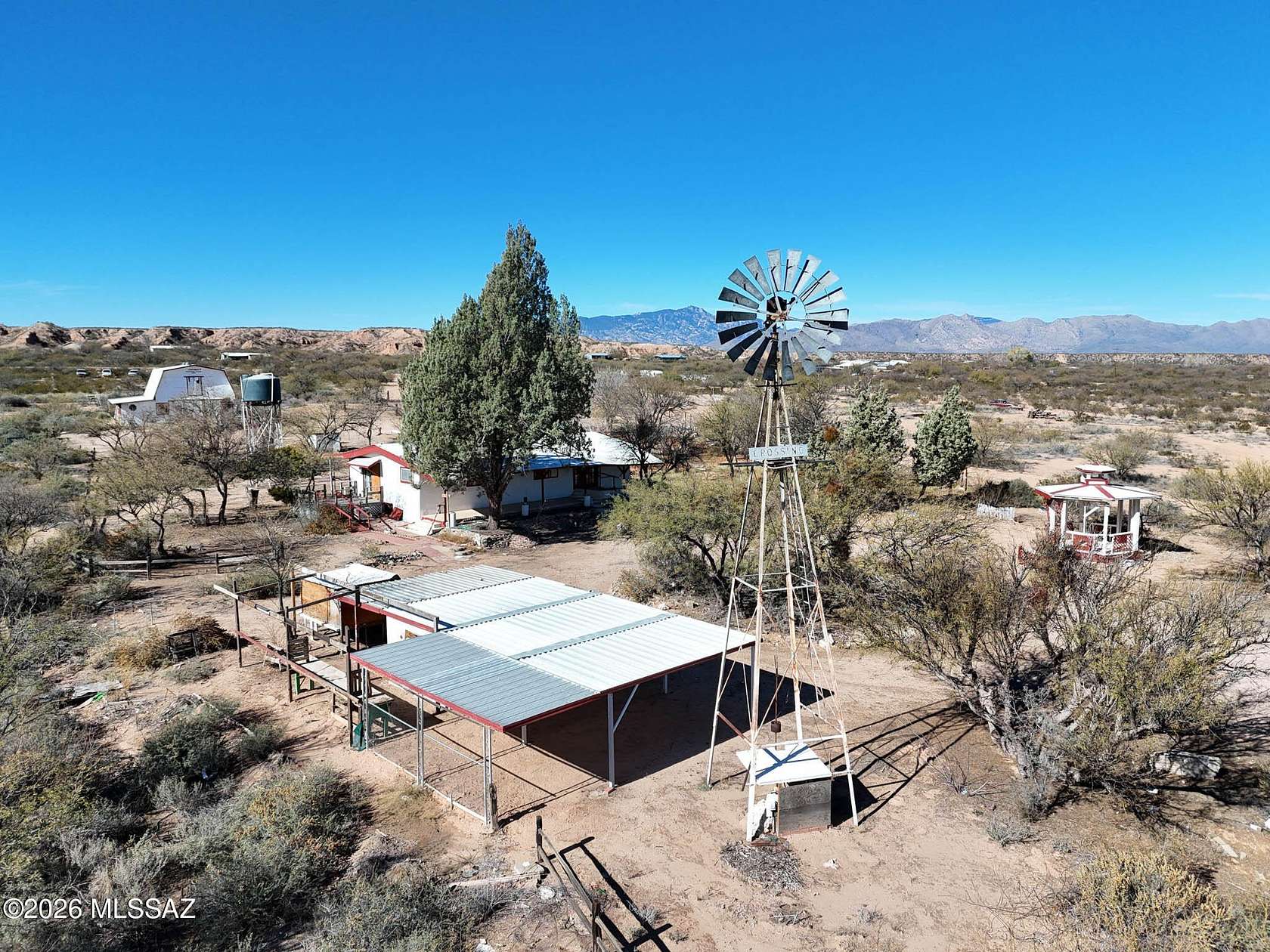 10 Acres of Residential Land with Home for Sale in Benson, Arizona