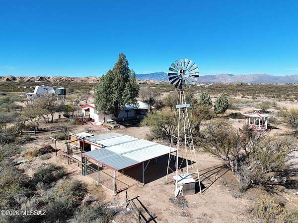 10 Acres of Residential Land with Home for Sale in Benson, Arizona