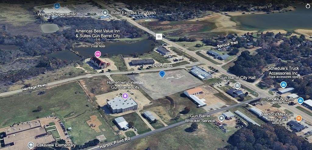 4.26 Acres of Land for Sale in Gun Barrel City, Texas