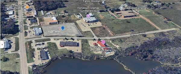 4.26 Acres of Commercial Land for Sale in Gun Barrel City, Texas