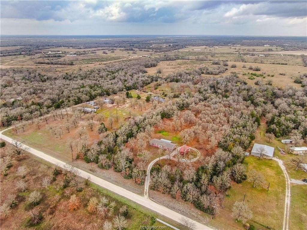 10.7 Acres of Recreational Land with Home for Sale in North Zulch, Texas