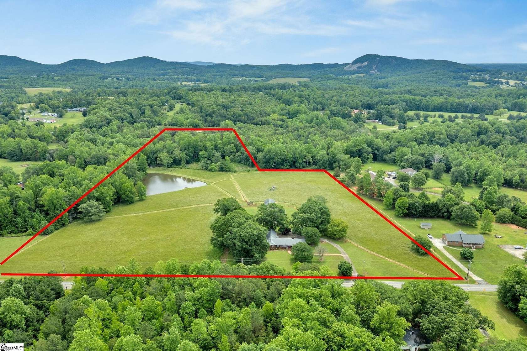 20 Acres of Land with Home for Sale in Pickens, South Carolina