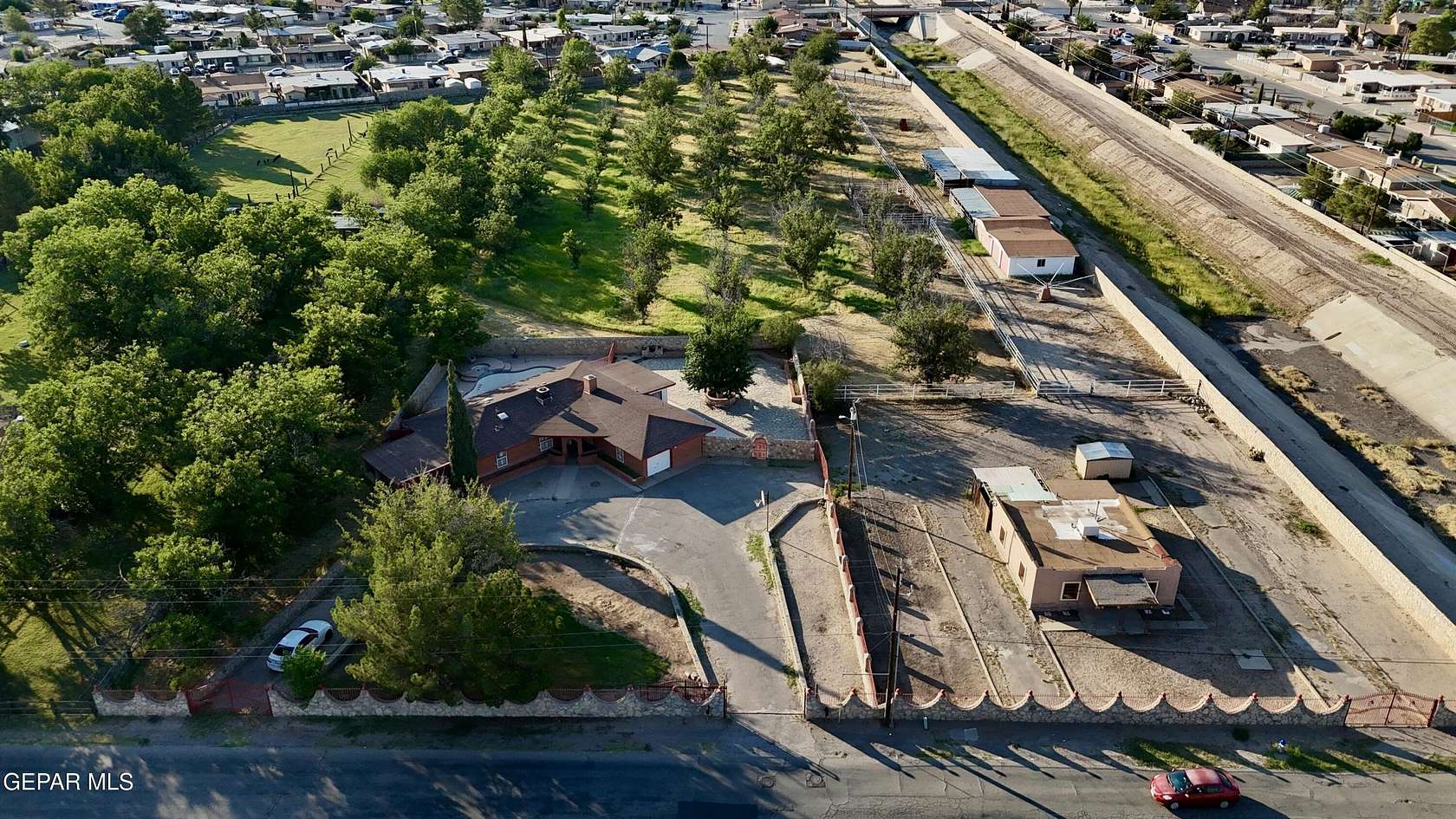 4.26 Acres of Land with Home for Sale in El Paso, Texas