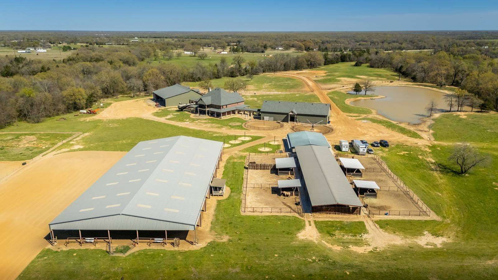 97 Acres of Agricultural Land with Home for Sale in Sulphur Springs, Texas