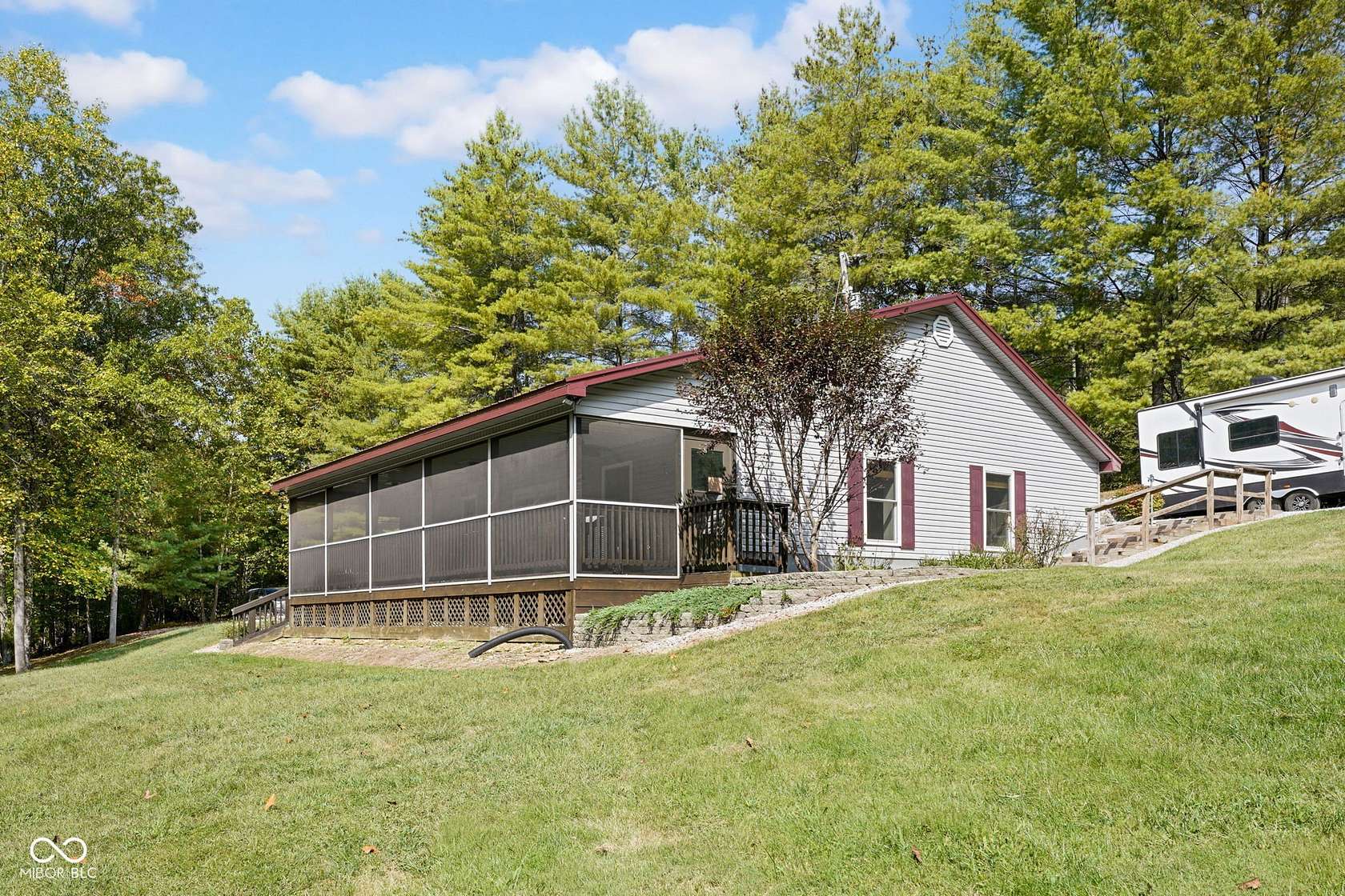 2 Acres of Residential Land with Home for Sale in Nashville, Indiana