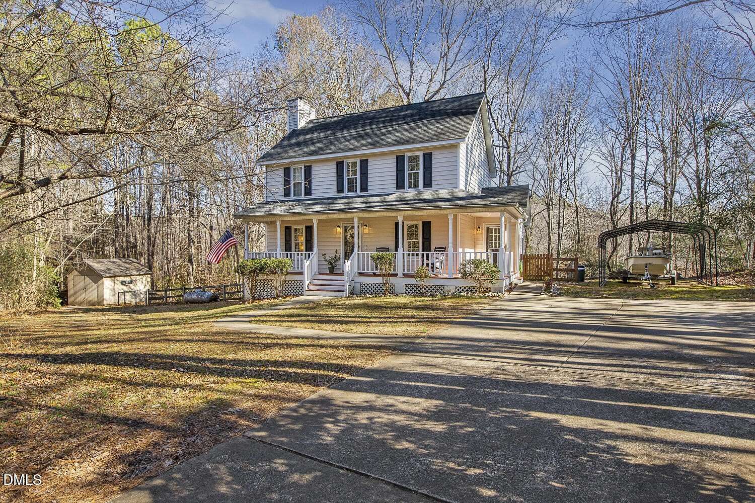 2.39 Acres of Land with Home for Sale in Fuquay-Varina, North Carolina