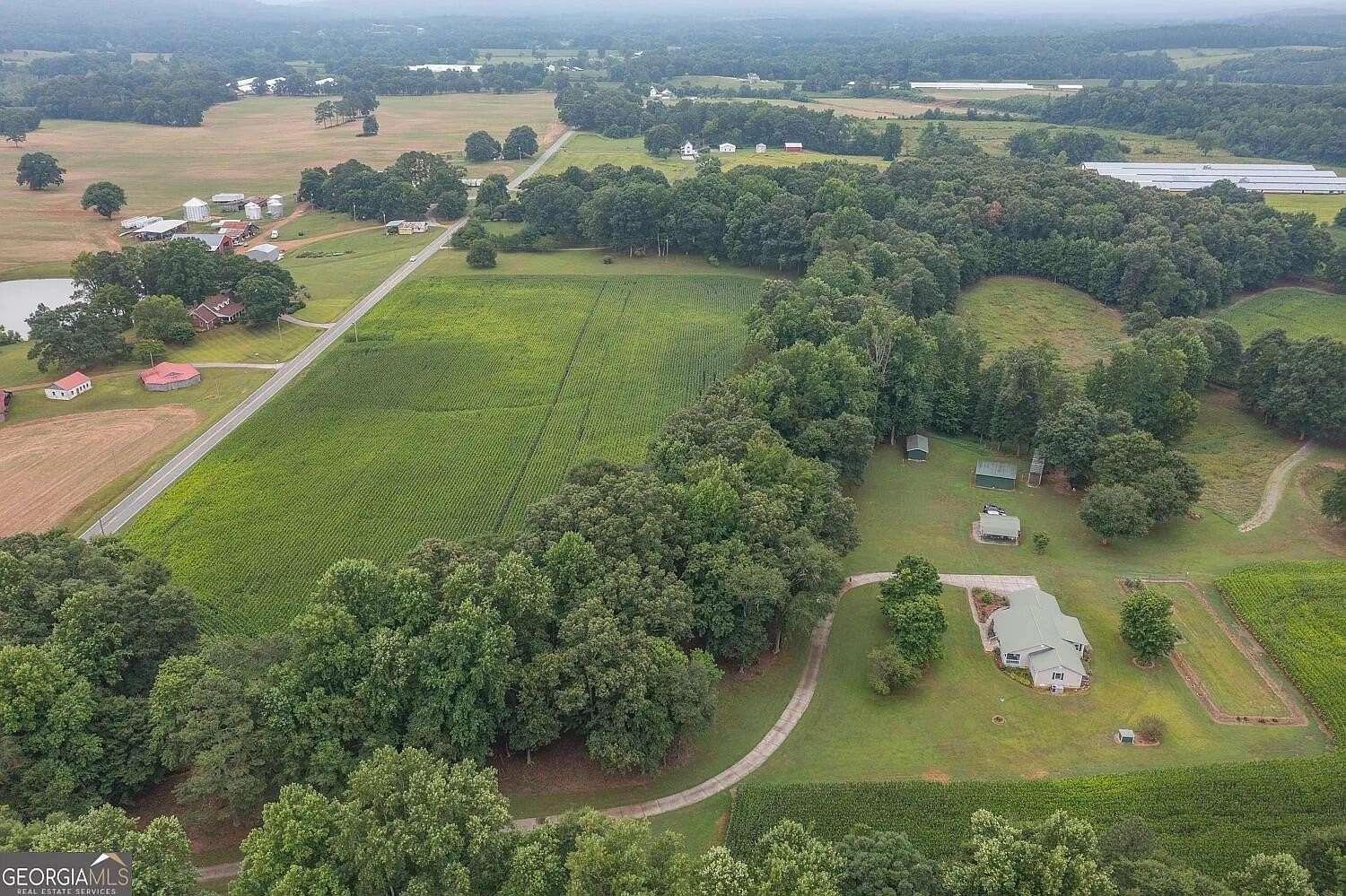 5 Acres of Land with Home for Sale in LaFayette, Georgia