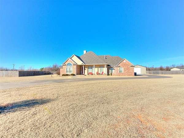 1.8 Acres of Residential Land with Home for Sale in Mustang, Oklahoma