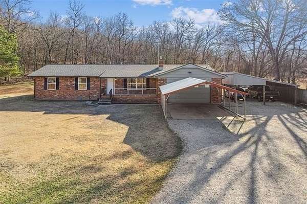 5 Acres of Residential Land with Home for Sale in Claremore, Oklahoma