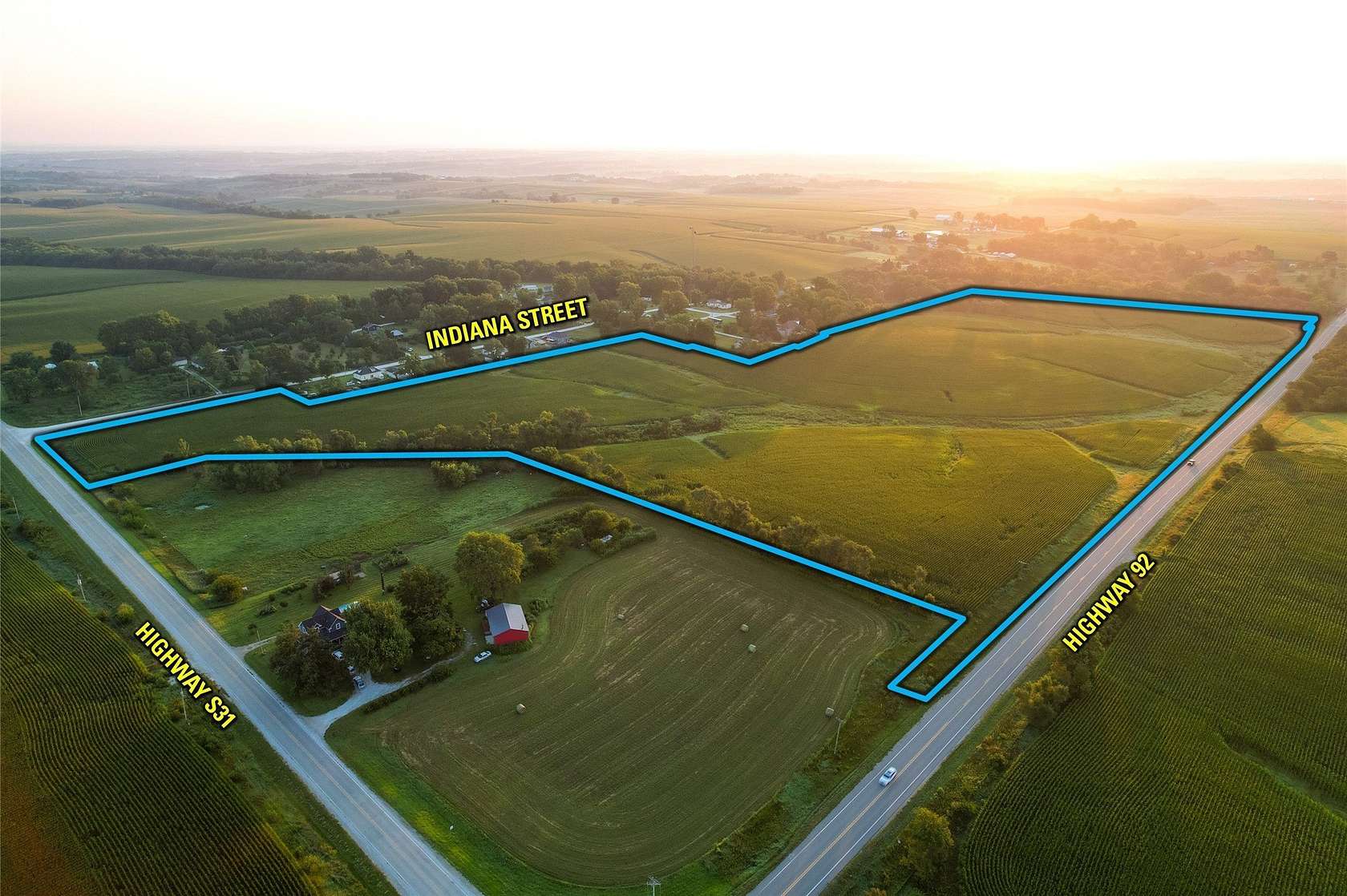 51.8 Acres of Agricultural Land for Sale in Pleasantville, Iowa