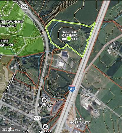 21.9 Acres of Land for Sale in Chambersburg, Pennsylvania