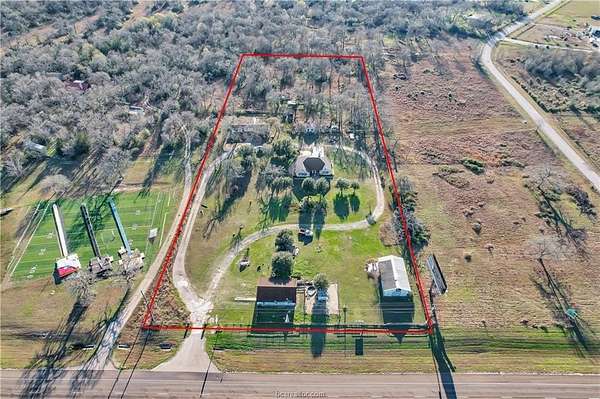 5 Acres of Land with Home for Sale in Navasota, Texas