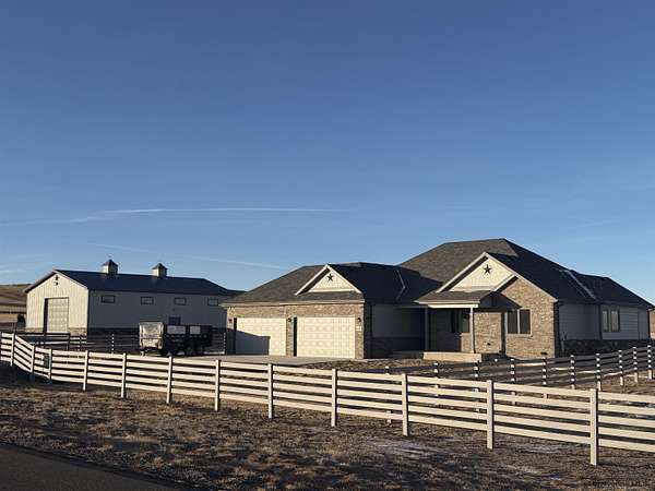 4.89 Acres of Land with Home for Sale in Cheyenne, Wyoming