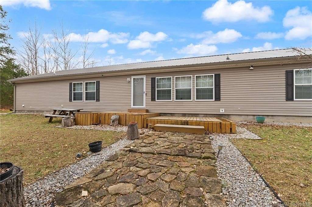 4.48 Acres of Residential Land with Home for Sale in Milltown, Indiana