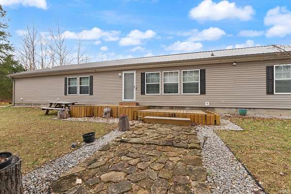 4.48 Acres of Land with Home for Sale in Milltown, Indiana
